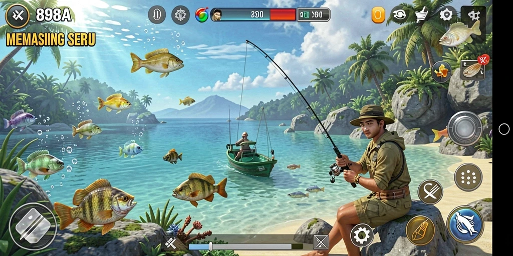 Tangkapan ikan yang menakjubkan dalam 898A.