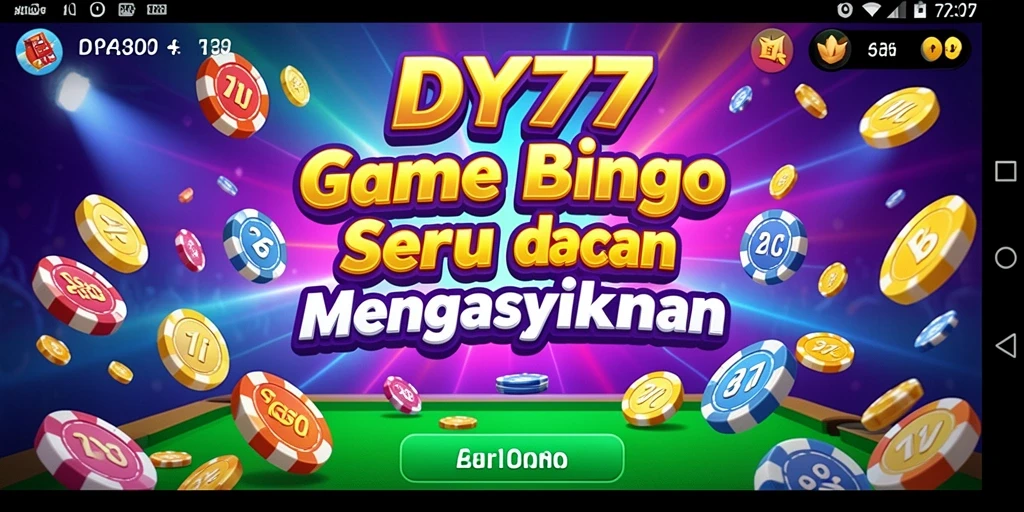 Screenshot DY777 menampilkan gameplay Bingo yang seru dan interaktif.