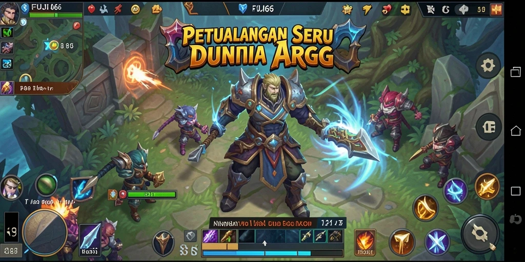 Screenshot gameplay FUJI66 menampilkan pertarungan seru dalam dunia ARPG.