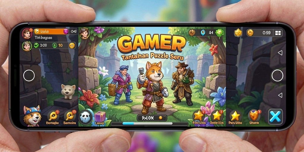 Gameplay seru dan menantang dari GAMERP.