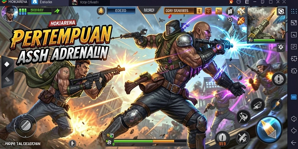 Tampilan gameplay HOKIARENA yang seru dan mendebarkan.