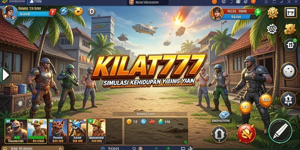 Screenshot gameplay KILAT777 menampilkan aksi seru dan interaksi karakter.