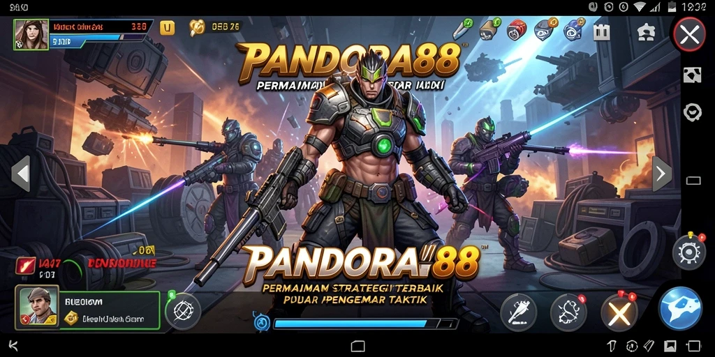 Tampilan gameplay menegangkan dan penuh strategi di PANDORA88.