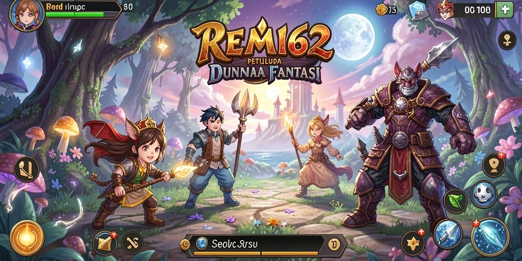 Tampak menariknya gameplay dalam REMI62 saat menjelajahi dunia petualangan.