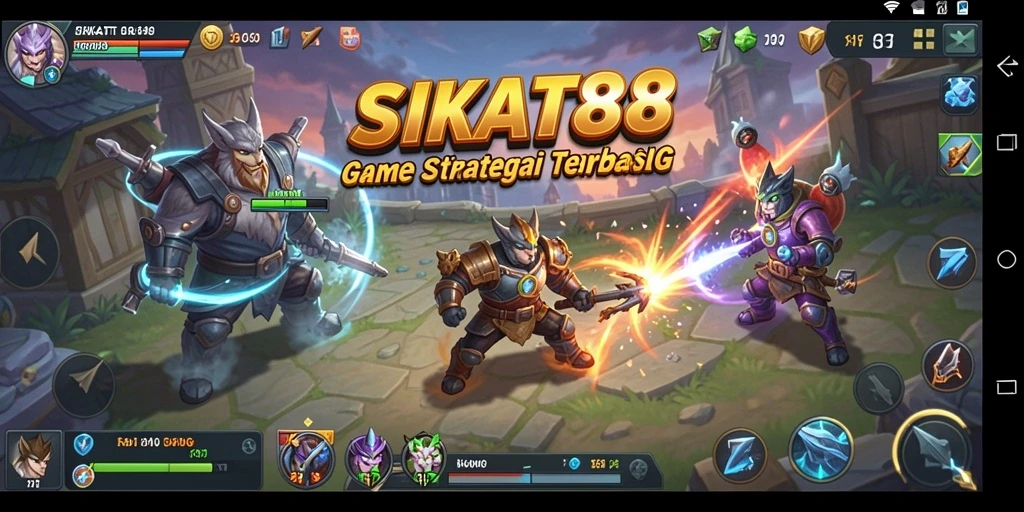 Tampilan gameplay SIKAT88 yang mendebarkan dan penuh strategi.