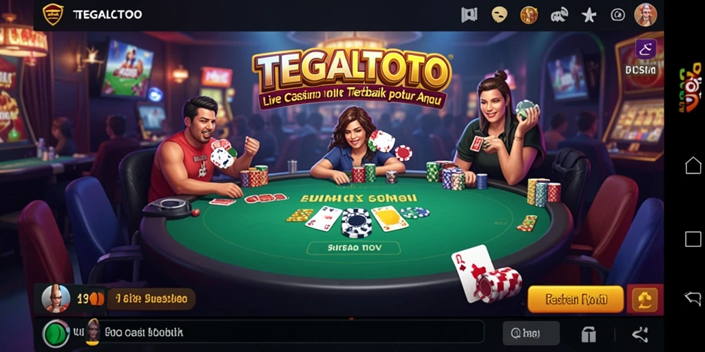Gameplay Live Casino yang mendebarkan di TEGALTOTO.