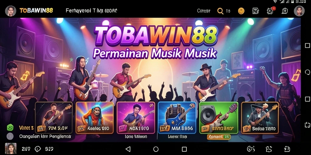 Tampilan gameplay TOBAWIN88 yang seru dan interaktif.