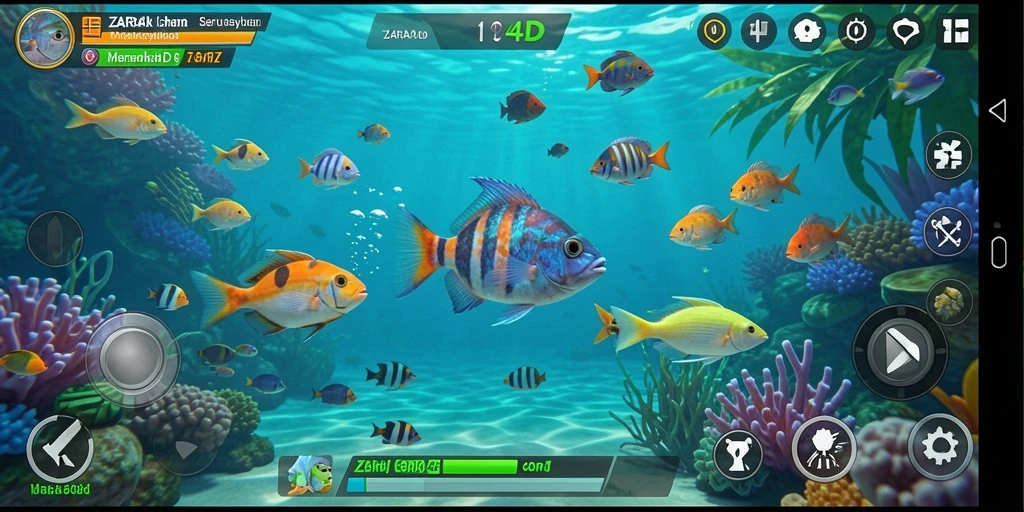 Gameplay ZARA4D menampilkan aksi tembak ikan yang seru dan mendebarkan.
