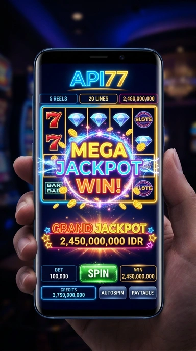Pengguna sedang mengunduh aplikasi melalui api77.